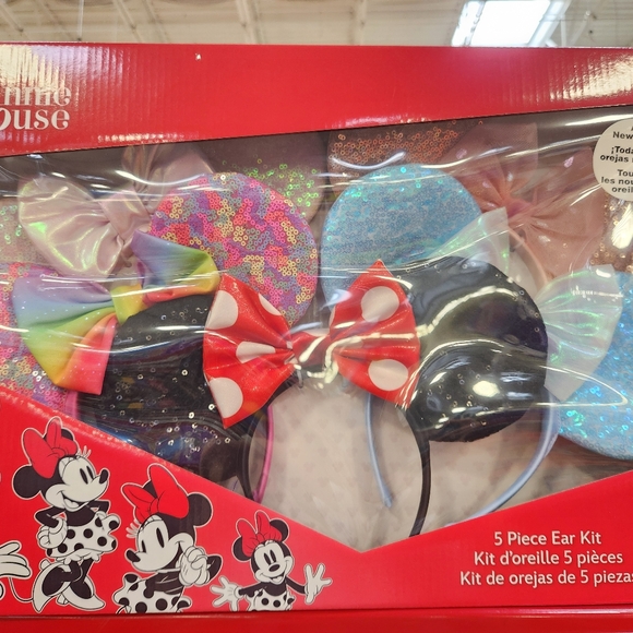 Disney Other - Disney 5 piece Minnie Mouse Ears Headband Set